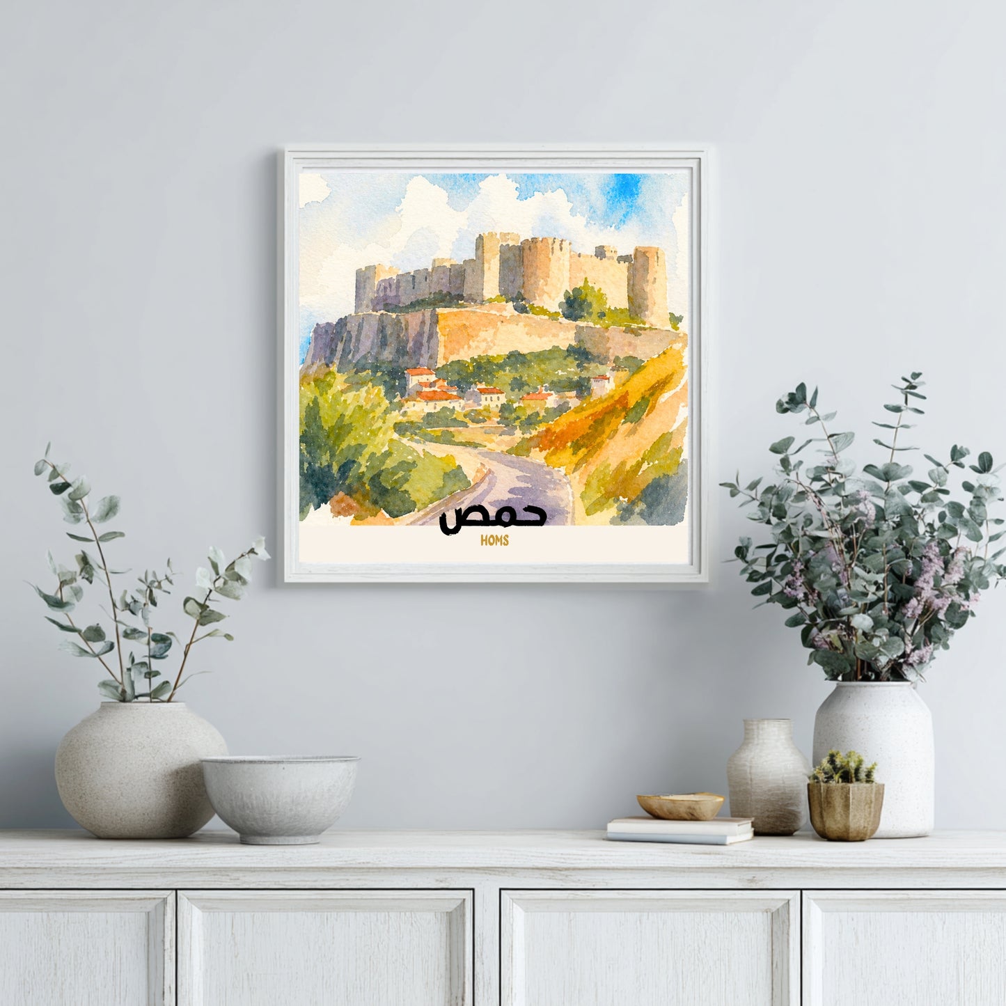 Affiche Syrie : Krak des Chevaliers (Qal'at al-Hosn) - Homs