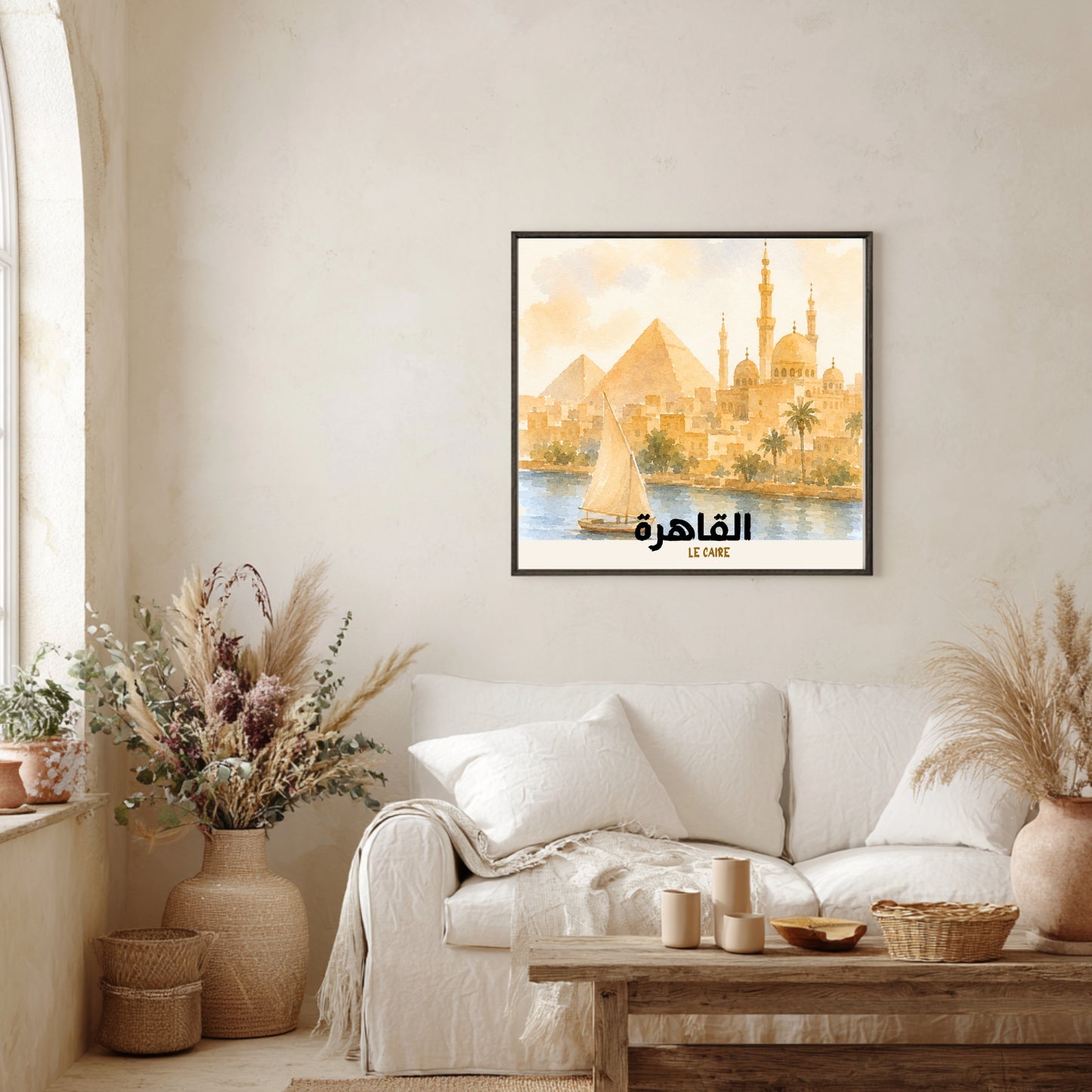 Affiche Egypte : Au bord du Nil