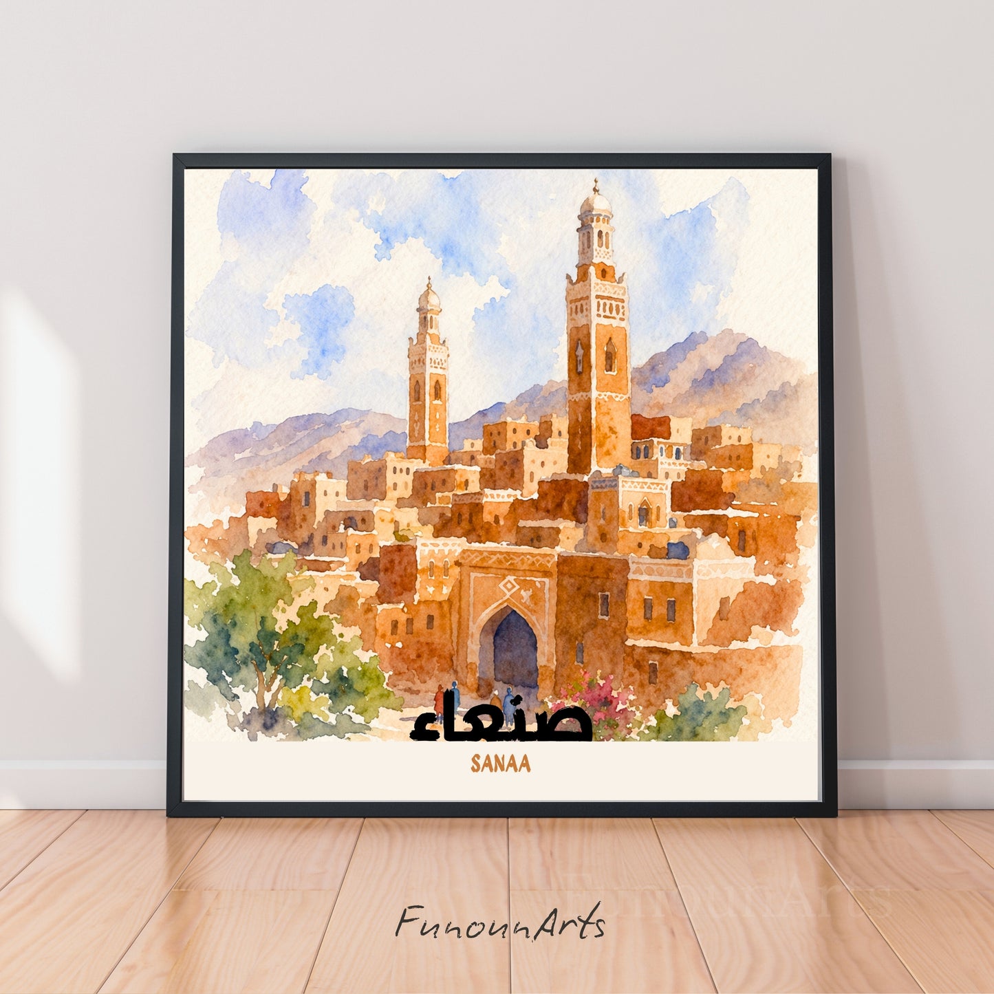 Affiche Yémen : la majestueuse Sanaa