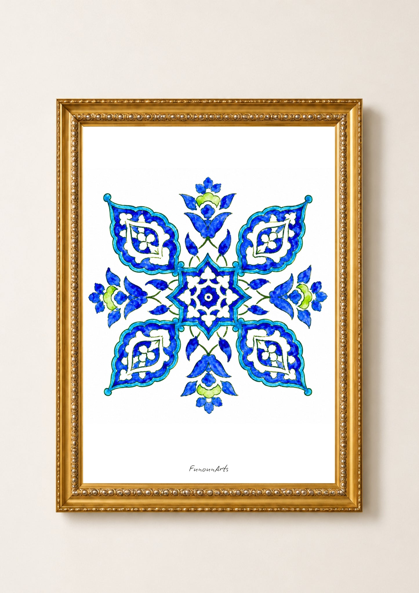 Affiche Art Ottoman : Étoile de Damas