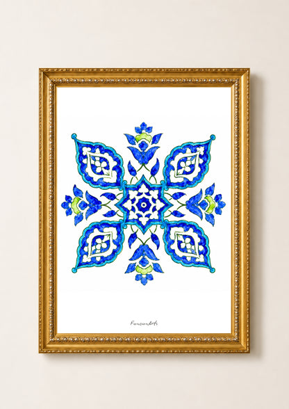 Affiche Art Ottoman : Étoile de Damas