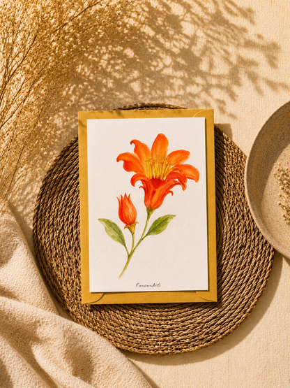 Postcard: Lemon tree