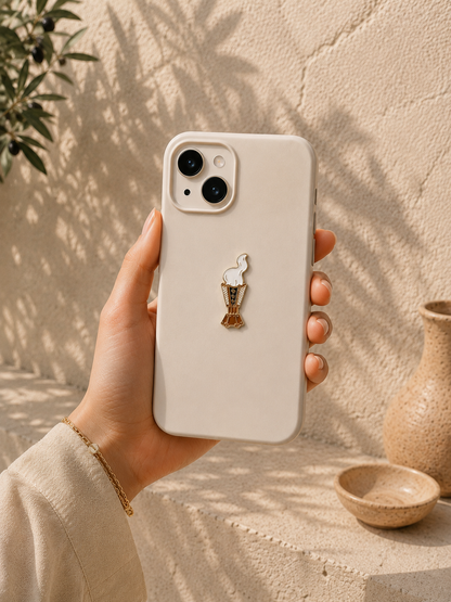 Stainless steel phone sticker: Mabkhara